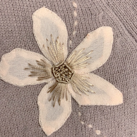 NWT Vintage “Secretary” Designer Rena Rowan Bohemia cardigan Sweater Set, Large - Picture 7 of 9